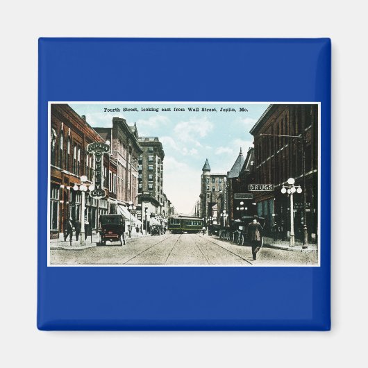 Aimant Carte postale Vintage Joplin, Missouri (Devant)