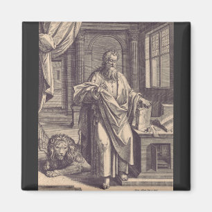 Aimant Carte Sainte de l'Apôtre Saint Marc l'Évangéliste