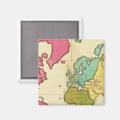 Aimant Carte simple Monde (Recto/Verso)