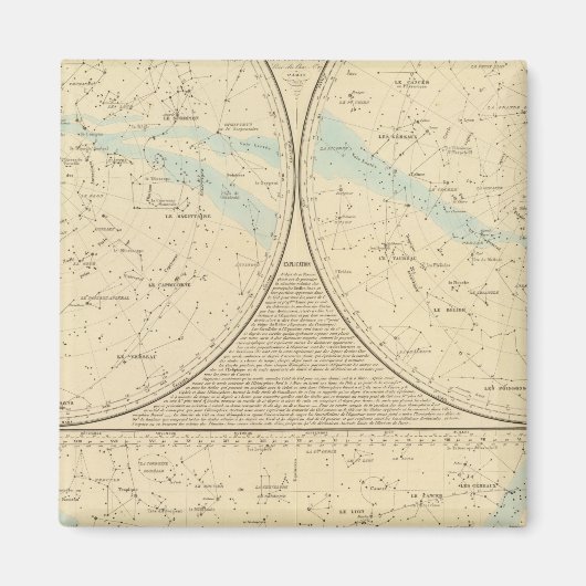 Aimant Carte Stars fixes (Devant)