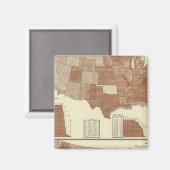Aimant Carte statistique des décès (Recto/Verso)
