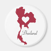Aimant Carte Thaïlande (Devant)