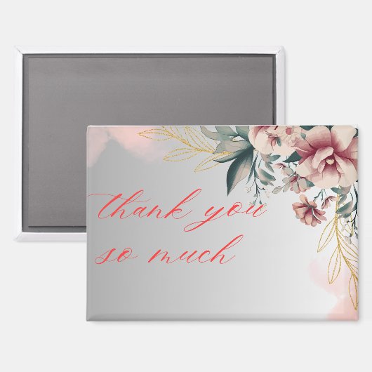 Aimant carte thankyou (Recto/Verso)
