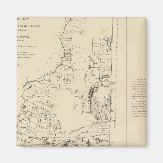 Aimant Carte topographique (Devant)