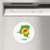 AIMANT CARTE ZAIRE (In Situ (Lave-vaisselle))