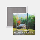 Aimant Carter Shields Cabine - couleurs d'automne (Recto/Verso)