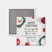 Aimant cartes cadeaux de noël 2021 (Recto/Verso)