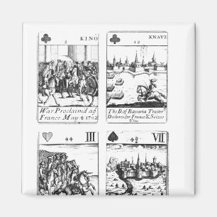 Aimant Cartes de jeu commémorant