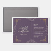 Aimant cartes RSVP (Recto/Verso)