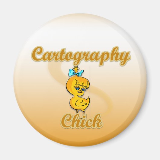 Aimant Cartographie Chick (Devant)