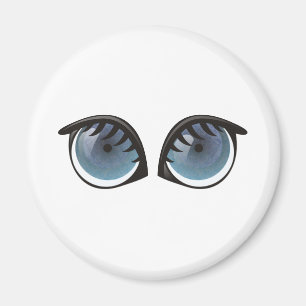 Aimant Carton Blue Eyes