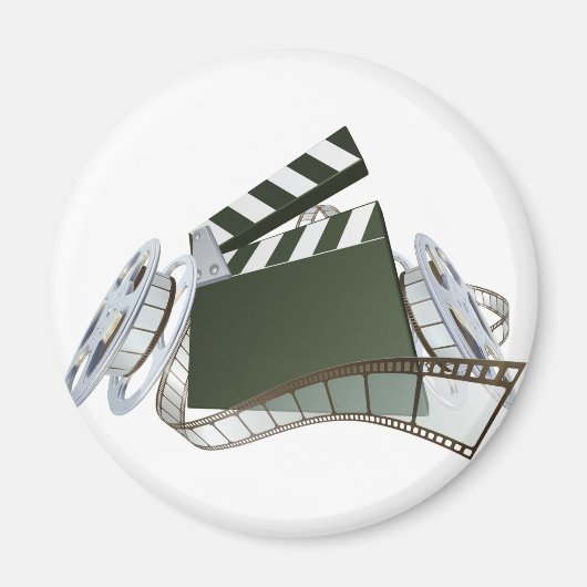 Aimant Carton de film et bobines de film (Devant)