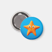 Aimant Carton mignon Starfish Blue Ocean (Recto/Verso)