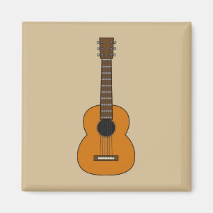 Aimant Carton simple de guitare acoustique