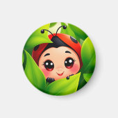 Aimant Cartoon adorable Ladybug (Devant)