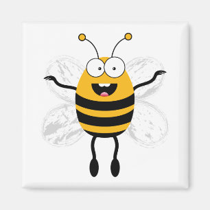 Aimant Cartoon Bee