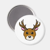 Aimant Cartoon Deer (Recto/Verso)