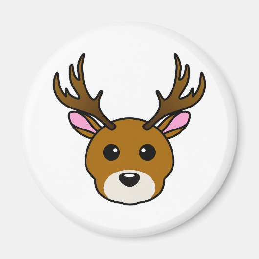 Aimant Cartoon Deer (Devant)