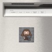 Aimant Cartoon Hagrid and Fang Character Art (In Situ (Lave-vaisselle))