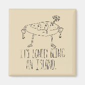 Aimant Cartoon Island (Devant)