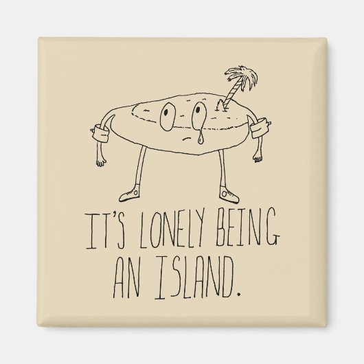 Aimant Cartoon Island (Devant)