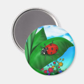 Aimant Cartoon Lady Bug (Recto/Verso)