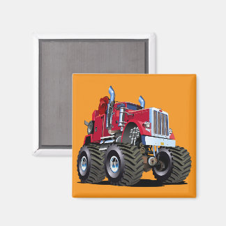 Aimant Cartoon Monster tow truck