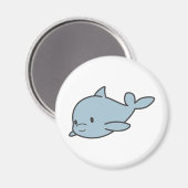 Aimant Cartoon personnalisé Bébé Dauphin (Recto/Verso)