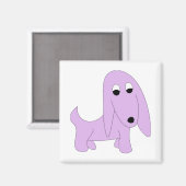 Aimant Cartoon purple (Recto/Verso)