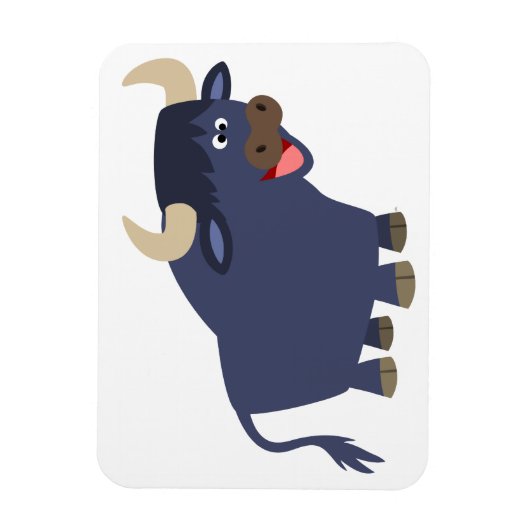 Aimant Cartoon Taureau Flexible Magnet (Vertical)