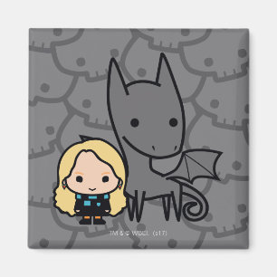 Aimant Cartoon Thestral et Luna Caractère Art