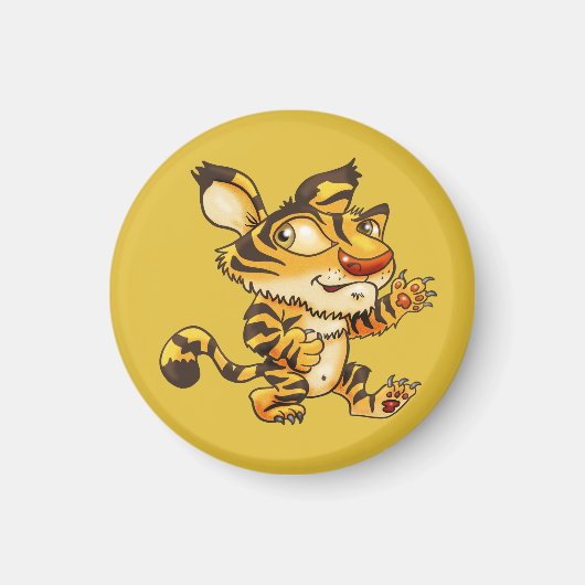 Aimant Cartoon Tiger (Devant)