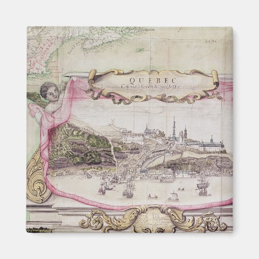 Aimant Cartouche du Québec (Devant)