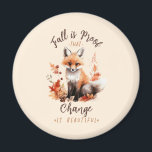 Aimant Cas Is Proof That Change Is Beautiful<br><div class="desc">Célébrez le charme de l'automne et les magnifiques transformations qu'il représente avec ce design captivant. Commandez le vôtre maintenant et plongez dans le charme poétique de "Fall Is Proof That Change Is Beautiful", capturant l'essence de cette saison bien-aimée avec l'adorable présence du mignon renard et la majesté de feuilles en...</div>