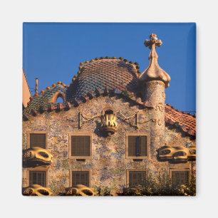 Aimant Casa Batilo, architecture de Gaudi, Barcelone,