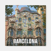 Aimant Casa de Barcelone Batllo Espagne Voyage (Devant)