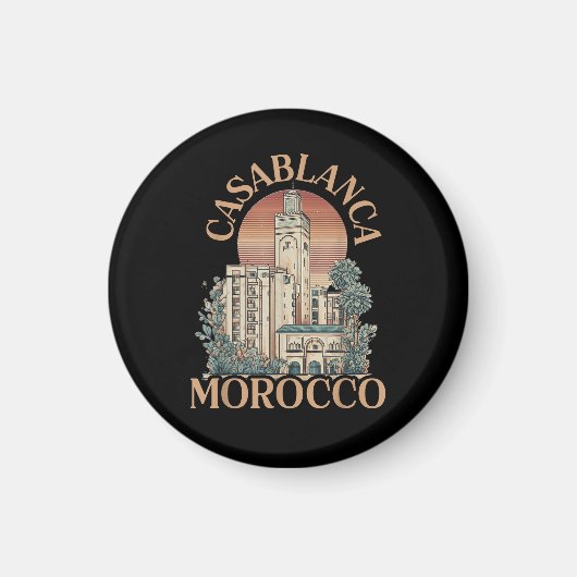 Aimant casablanca maroc (Devant)