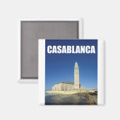Aimant Casablanca Maroc Hassan II Mosquée, dit être (Recto/Verso)