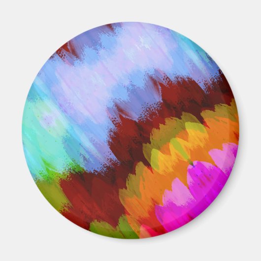 Aimant Cascade aquarelle, nature 2 (Devant)