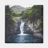 Aimant Cascade dans la forêt (Devant)