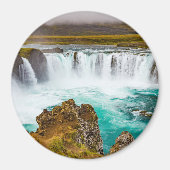 Aimant Cascade de Godafoss, Islande (Devant)