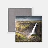 Aimant Cascade de Haifoss | Été en Islande (Recto/Verso)