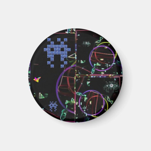 Aimant Cascade de jeux électroniques (Devant)