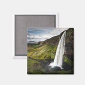 Aimant Cascade de Seljalandsfoss | Islande (Recto/Verso)