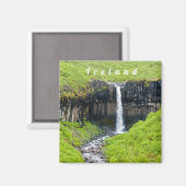 Aimant Cascade de Svartifoss à Skaftafell - Islande (Recto/Verso)