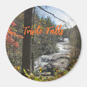 Aimant Cascade de Triple Falls North Carolina Photographi (Devant)