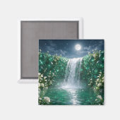 Aimant Cascade d'émeraude de mai (Recto/Verso)