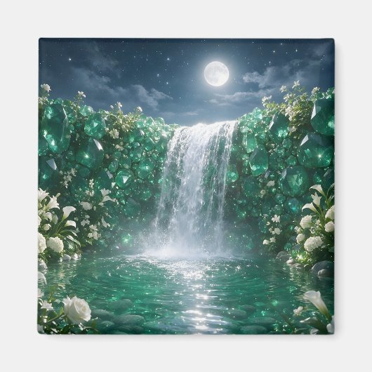 Aimant Cascade d'émeraude de mai (Devant)