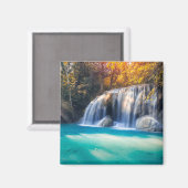 Aimant Cascade d'Erawan dans la province de Kanjanaburi T (Recto/Verso)