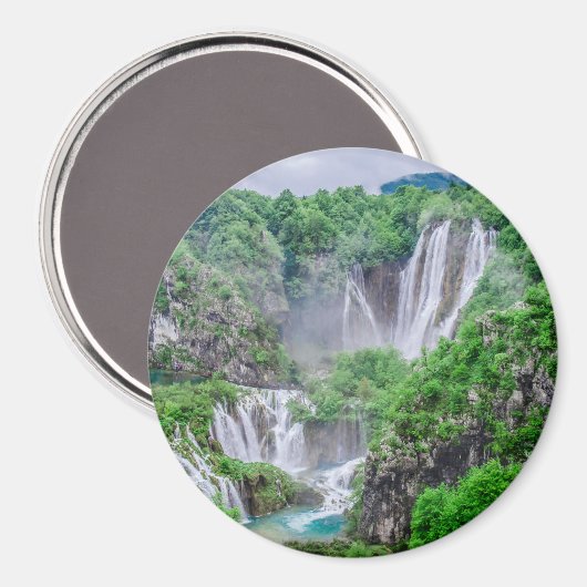 Aimant Cascade des lacs Plitvice (Recto/Verso)